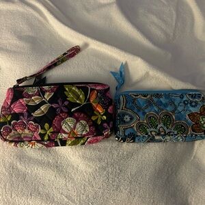 Set of two Vera Bradley wristlets